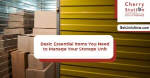 7 Essential Items You Need to Manage Your Self Storage Units