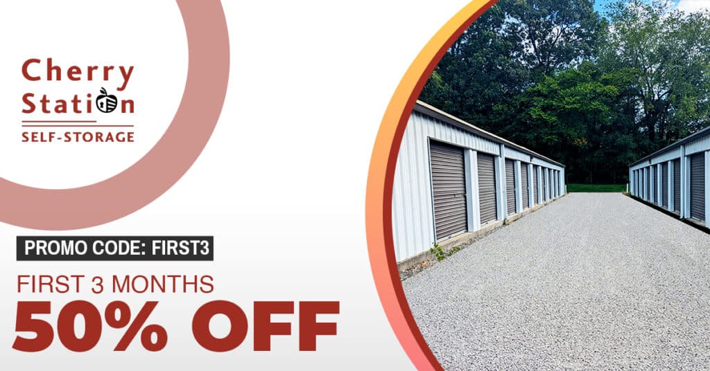 50% Off Storage Near You- Self Storage Units - Clarksville TN - Cherry Station